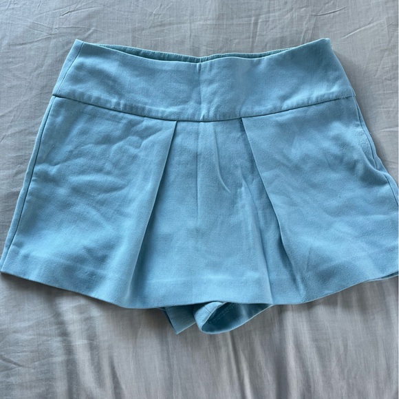 Zara light blue skort - Picture 1 of 4